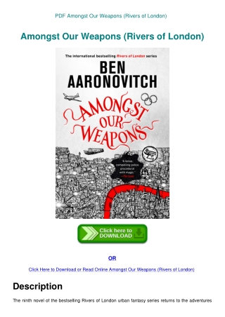 PDF Amongst Our Weapons (Rivers of London)