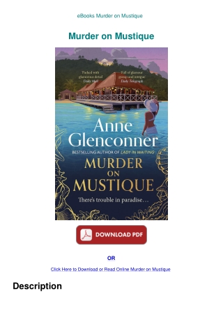 eBooks Murder on Mustique