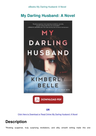 eBooks My Darling Husband A Novel