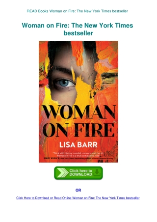 READ Books Woman on Fire The New York Times bestseller