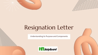 Resignation Letter Template