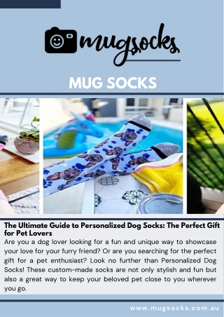 The Ultimate Guide to Personalized Dog Socks The Perfect Gift for Pet Lovers