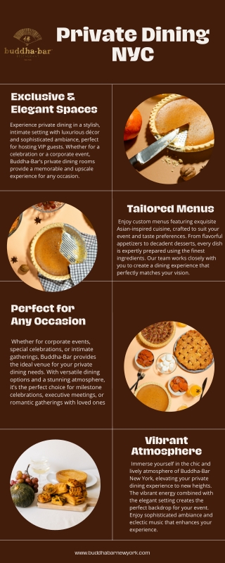 "Exclusive Private Dining NYC at Buddha-Bar New York"