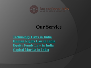 Stay ahead in the digital age with Lex Confiance India, a leader in technology law