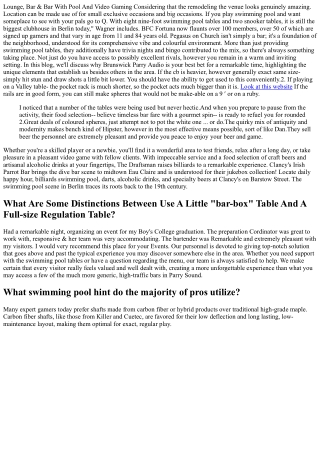 The Most Effective Locations To Play Billiards In Asheville