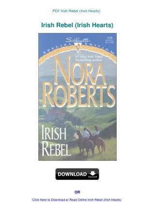 PDF Irish Rebel (Irish Hearts)