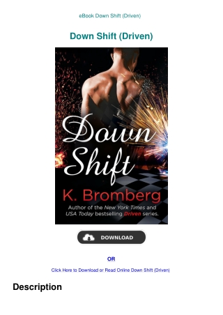 eBook Down Shift (Driven)