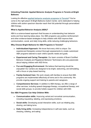 Unlocking Potential_ Applied Behavior Analysis Programs in Toronto at Bright Balloons.docx