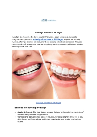Invisalign Provider in RR Nagar