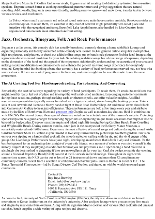 Wilmington Songs & Nightlife Beachfront Bars & Concerts