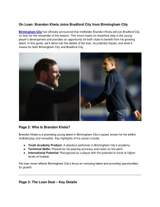 On Loan_ Brandon Khela Joins Bradford City from Birmingham City