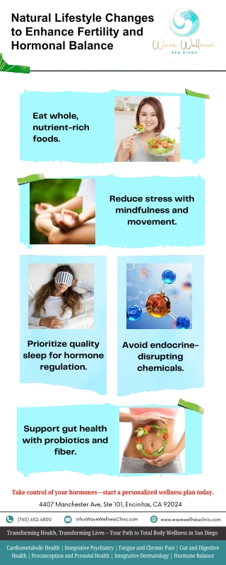 Natural Lifestyle Changes to Enhance Fertility and Hormonal Balance.