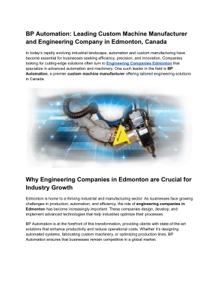 Production Automation Experts