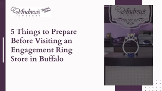 5 Things to Prepare Before Visiting an Engagement Ring Store in Buffalo