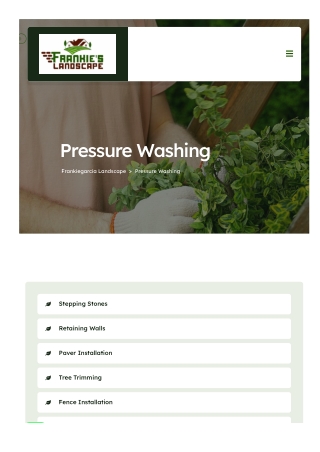 Professional Pressure Washing Services in Houston