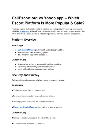 CallEscort.org vs Yoooo.app Comparison