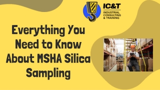 Ensure Workplace Safety with MSHA Silica Sampling