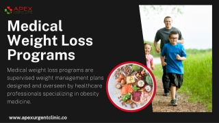Medical Weight Loss Programs