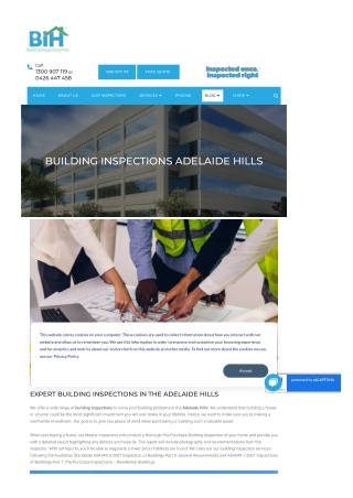 Building Inspections Adelaide Hills