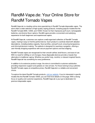 RandM-Vape.de