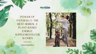 natural energy supplements for women