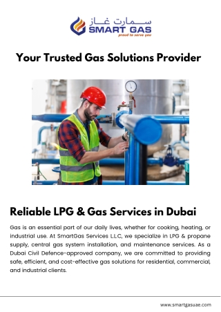 LPG Bulk Gas Contractors and Supplier in Dubai, UAE