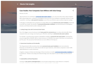 How Companies Save Millions with Solar Energy