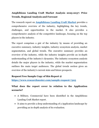 Amphibious Landing Craft Market