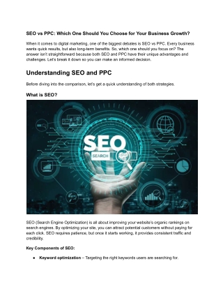 SEO vs PPC_ Which One Should You Choose for Your Business Growth
