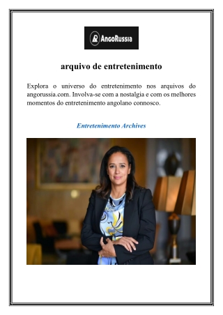 arquivo de entretenimento