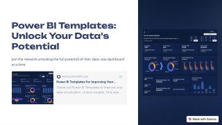 Power BI Templates: Transform Data into Actionable Insights