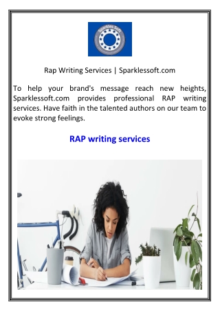 Rap Writing Services  Sparklessoft.com