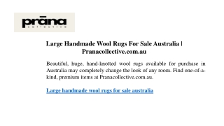 Large Handmade Wool Rugs For Sale Australia Pranacollective.com.au