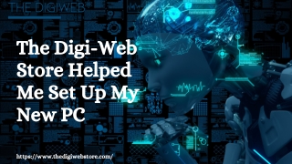 The Digi-Web Store Helped Me Set Up My New PC