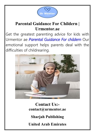 Parental Guidance For childern