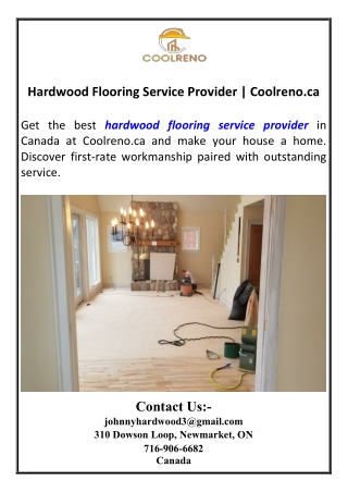 Hardwood Flooring Service Provider | Coolreno.ca