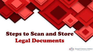 Steps to Scan and Store Legal Documents