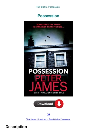PDF Books Possession
