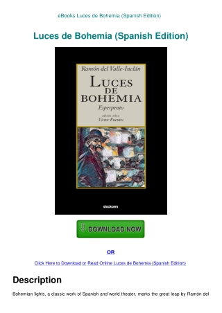 eBooks Luces de Bohemia (Spanish Edition)