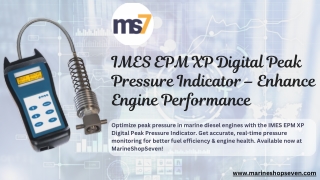 IMES EPM XP Digital Peak Pressure Indicator – Enhance Engine Performance