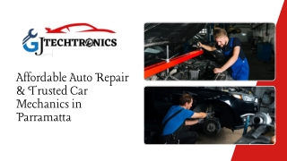 Affordable Auto Repair & Trusted Car Mechanics in Parramatta