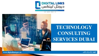 TECHNOLOGY CONSULTING SERVICES DUBAI