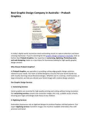 Best Graphic Design Company in Australia Blog