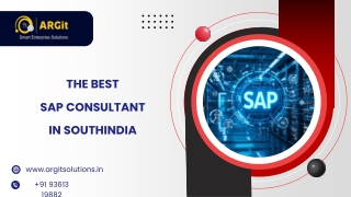 The Best SAP Consultant in Southindia