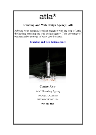 Branding And Web Design Agency | Atla