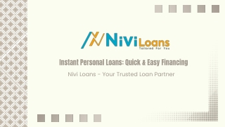 Instant Personal Loans: Quick & Easy Financing