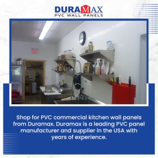Invest in commercial kitchen wall panels from Duramax