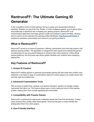 RantrucoFF_ The Ultimate Gaming ID Generator