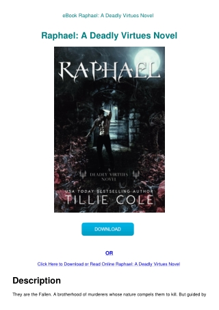 eBook Raphael A Deadly Virtues Novel