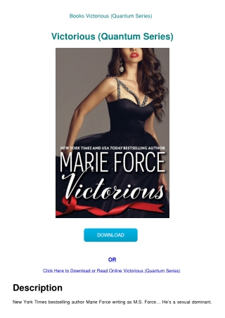 Books Victorious (Quantum Series)